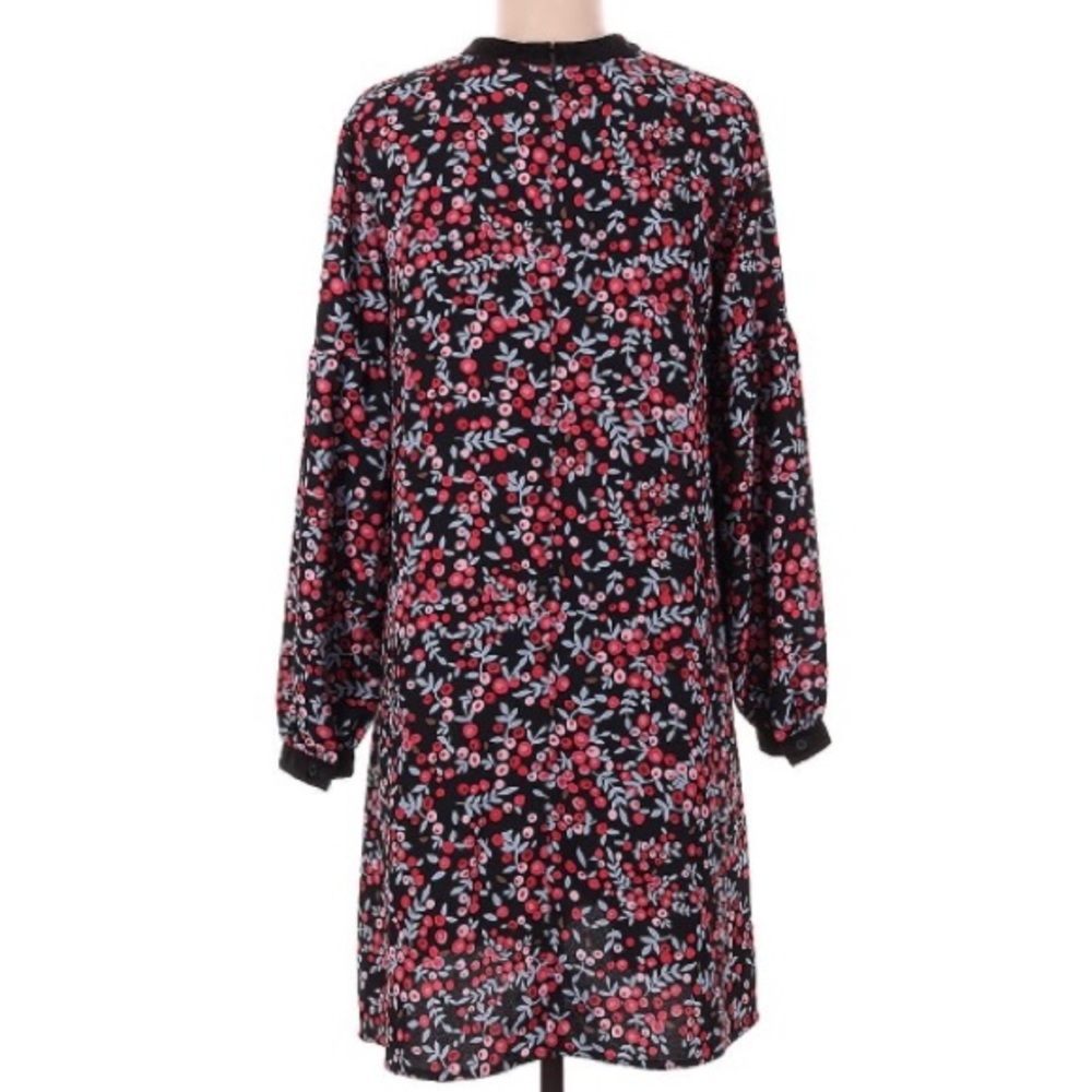 LOFT Black Floral Dress - Picture 2 of 7
